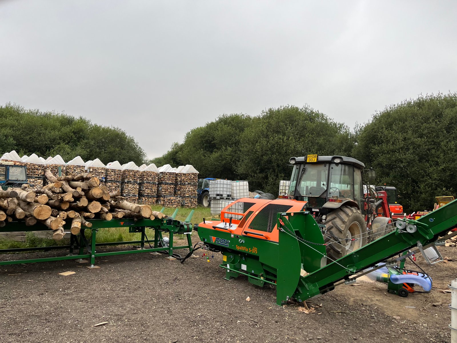 Log processing at Verwood