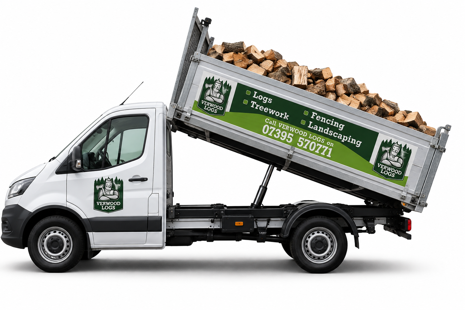 Verwood Logs delivery truck