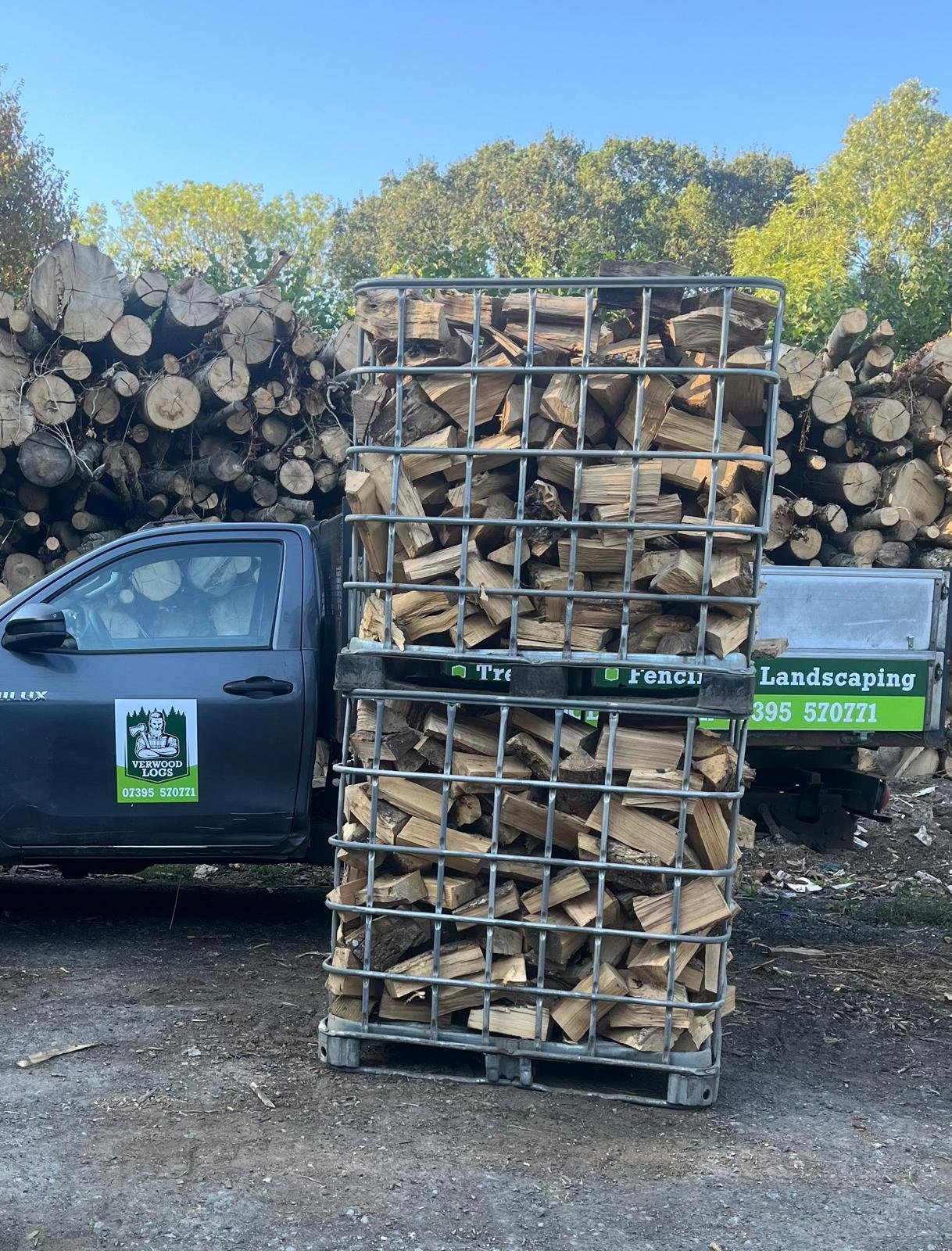 Full load of seasoned hardwood delivered